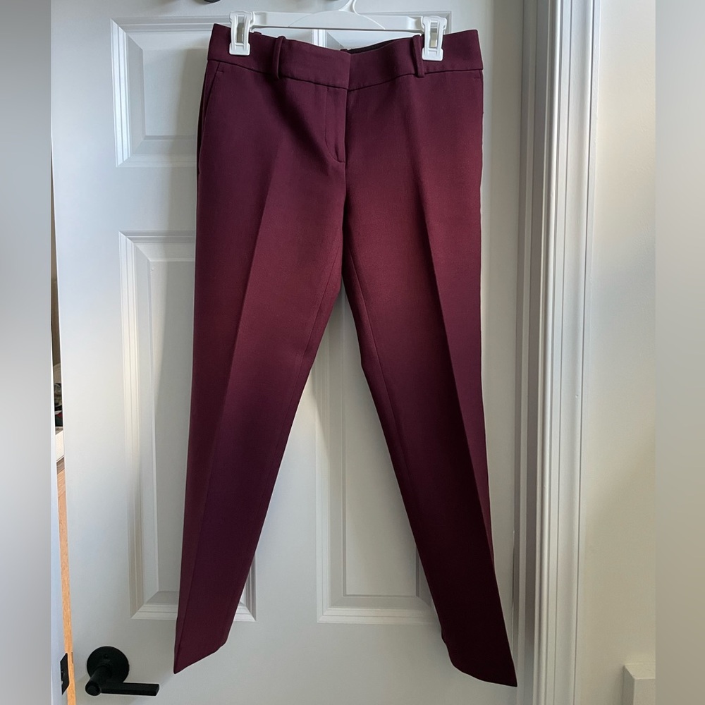 Ann Taylor Burgundy Trousers